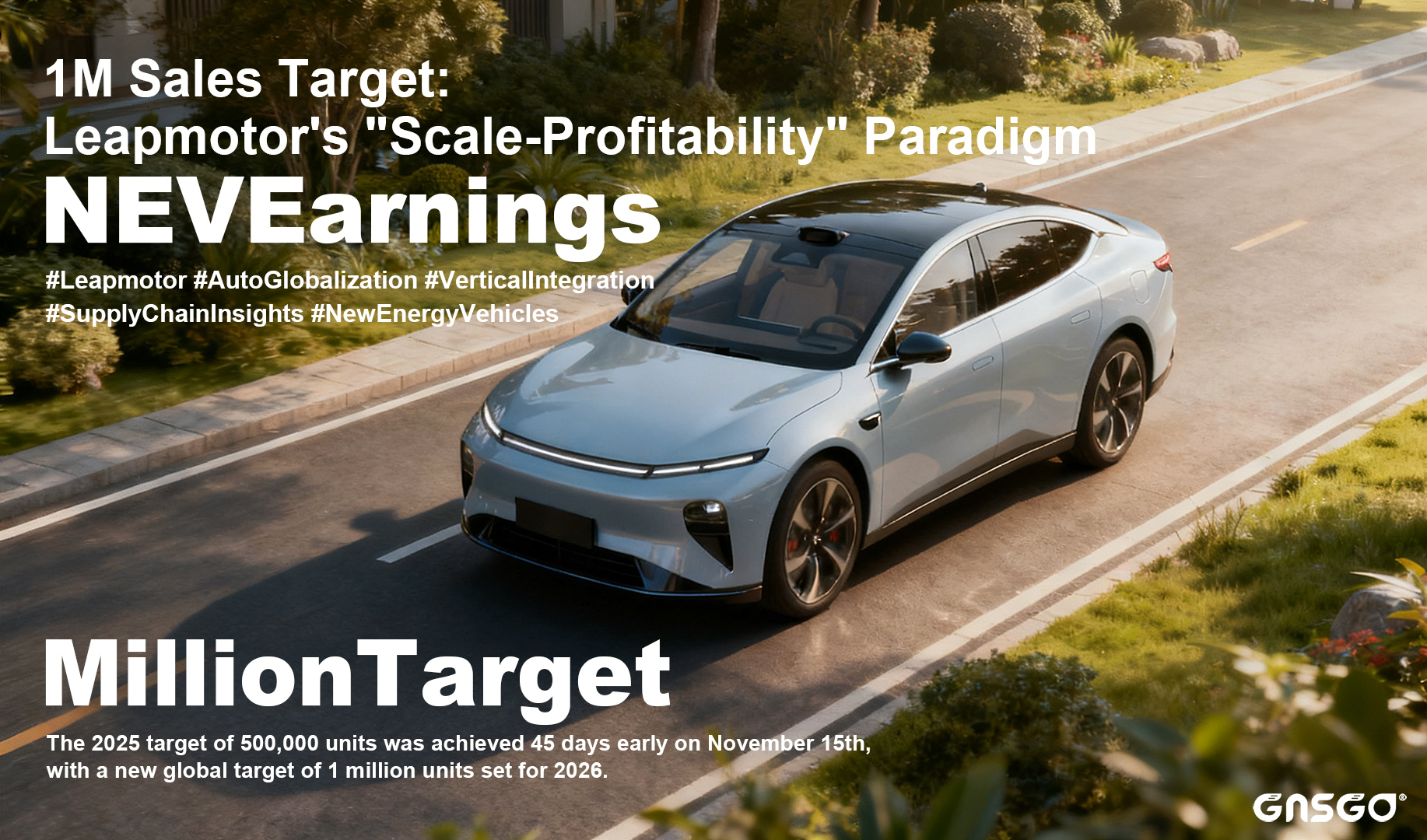 1M Sales Target: Leapmotor's "Scale-Profitability" Paradigm