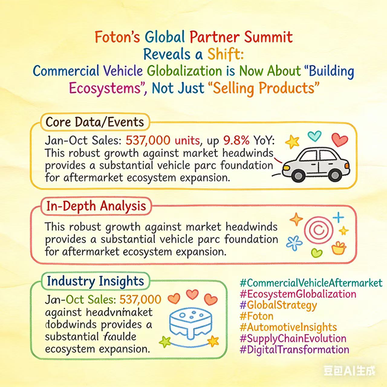 Foton's Global Partner Summit Reveals a Shift: Commercial...