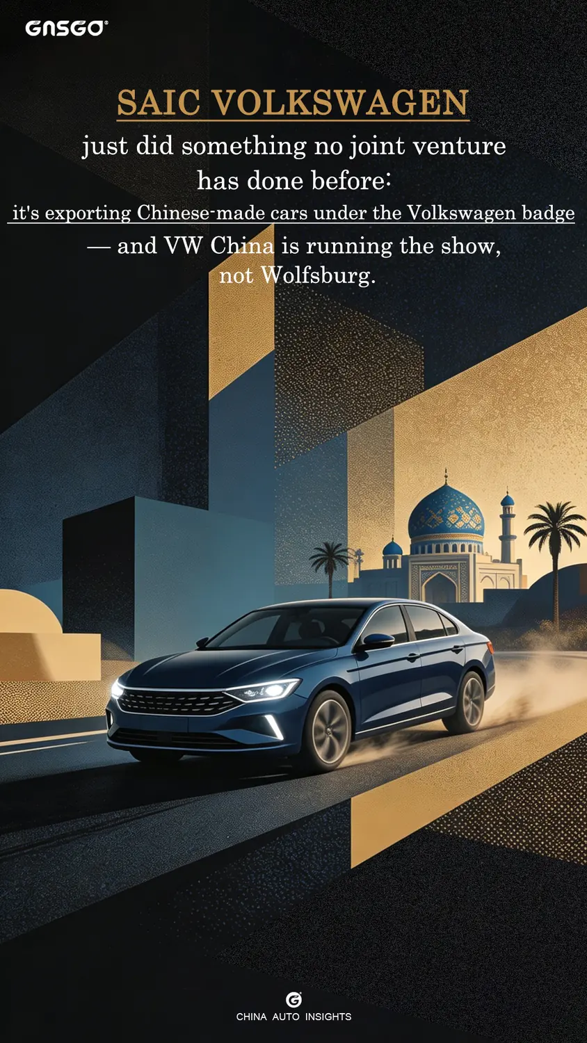 SAIC Volkswagen Exports Chinese-Made Cars Under VW Badge