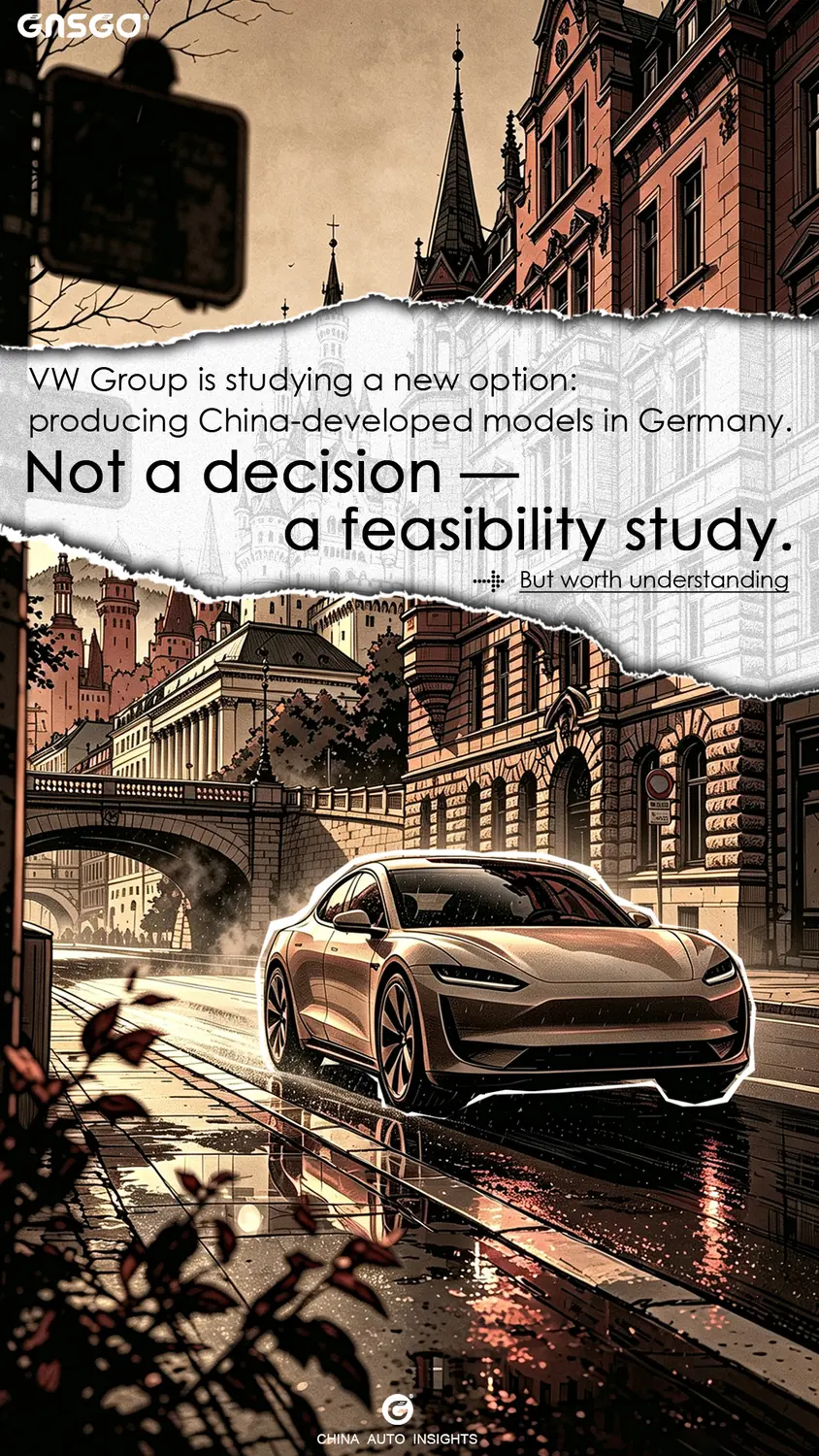 VW Weighs Building China-Developed Models in Germany