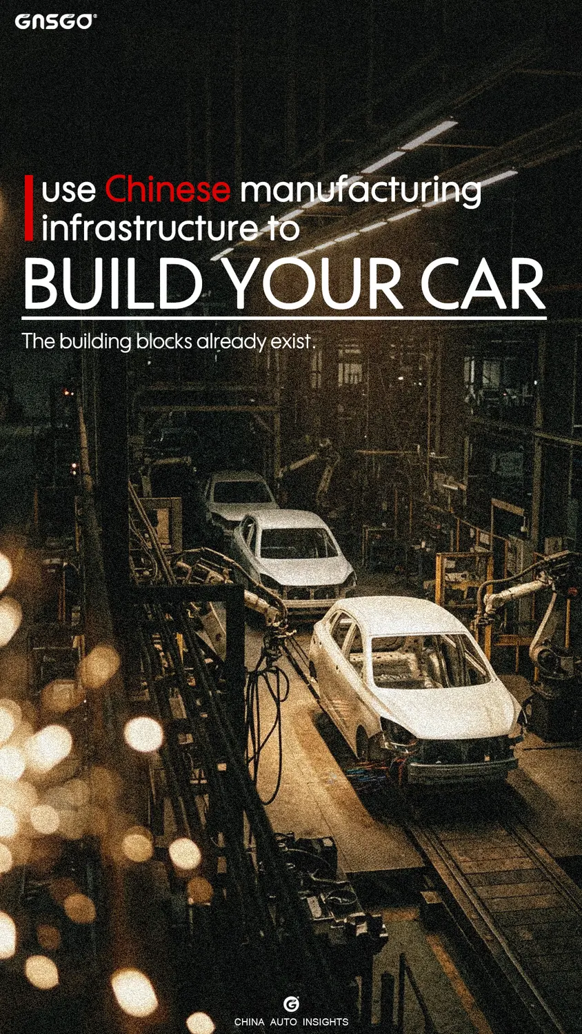 Use Chinese Manufacturing Infrastructure to Build Your Car