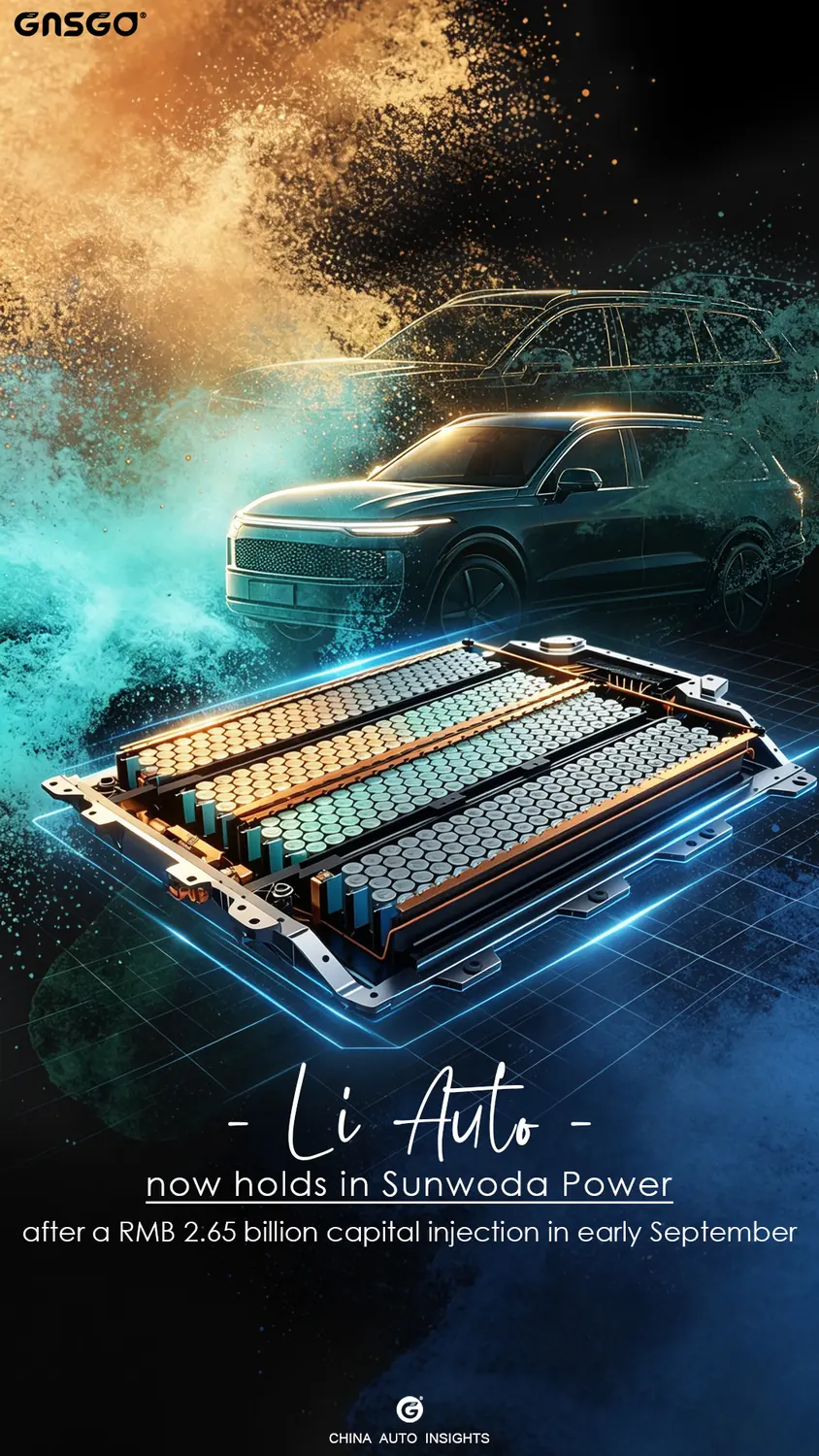 Li Auto Now Holds in Sunwoda Power